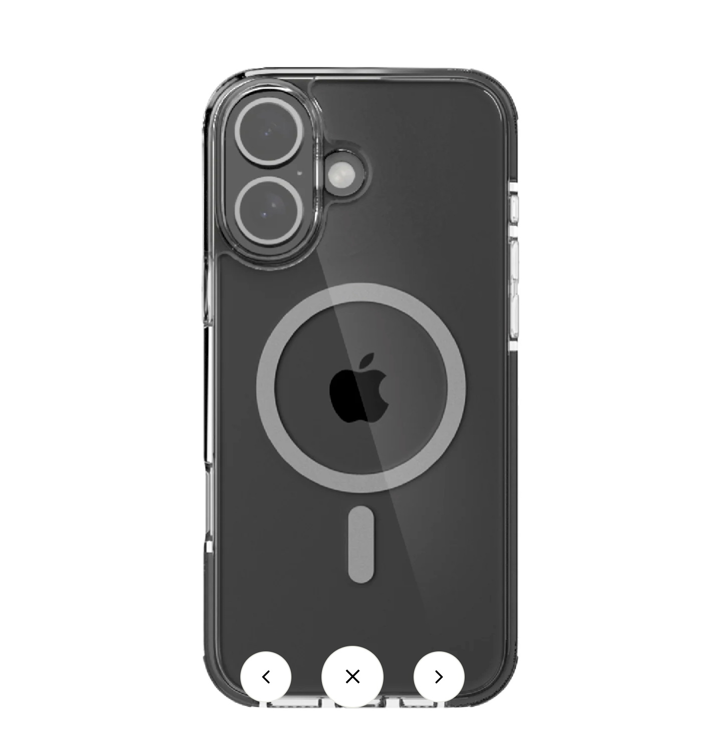 iPhone 16  - Clear - MagSafe Compatible - Black