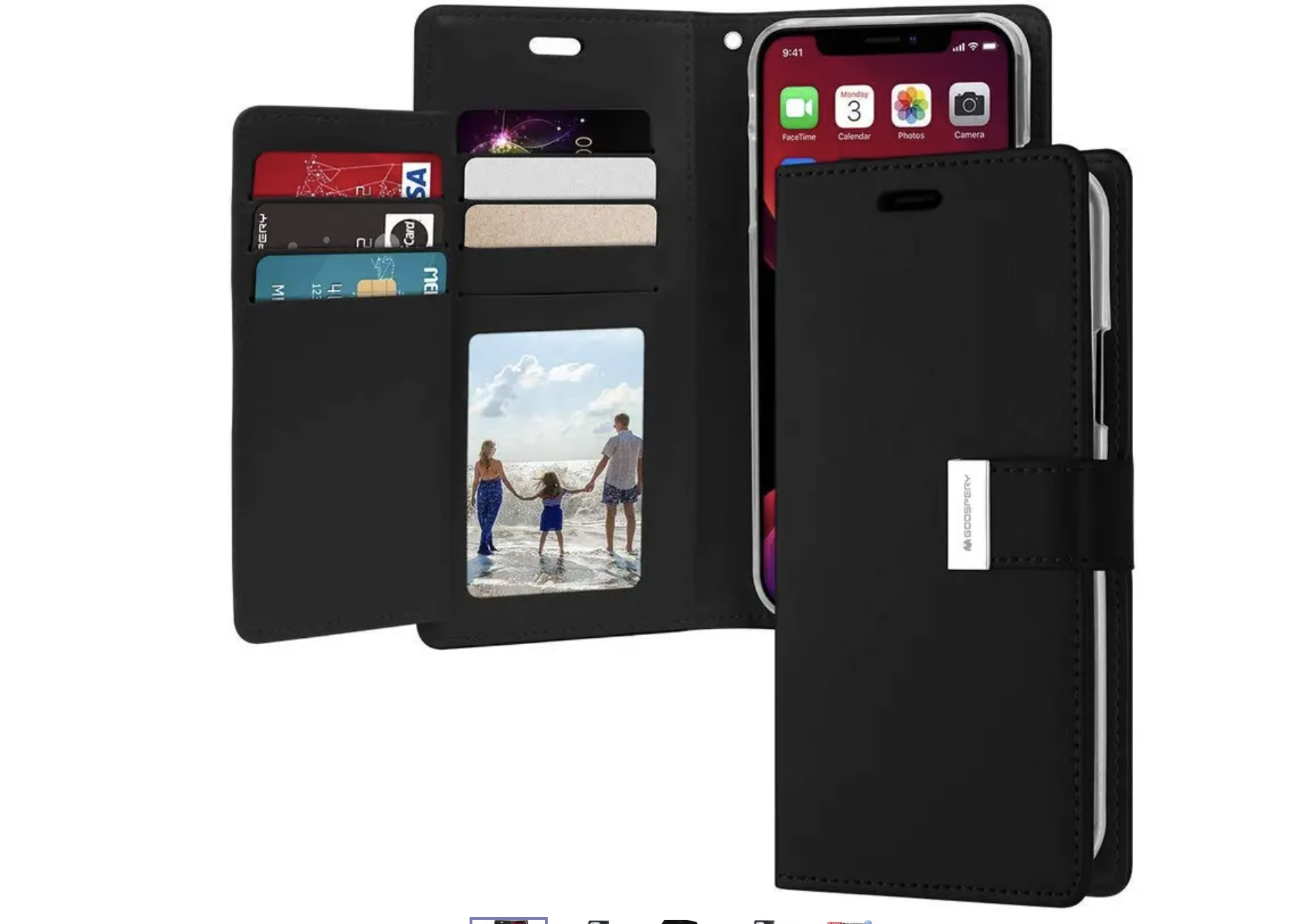 iPhone 13 Case Wallet MERCURY Rich Diary 