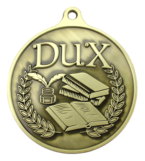 Antique gold DUX medal