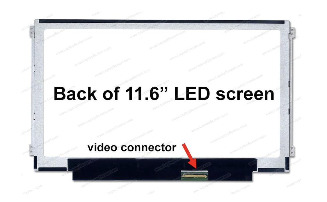 Chromebook Replacement Super Slim LED For 11.6inch 40pin B116XW03 V.1