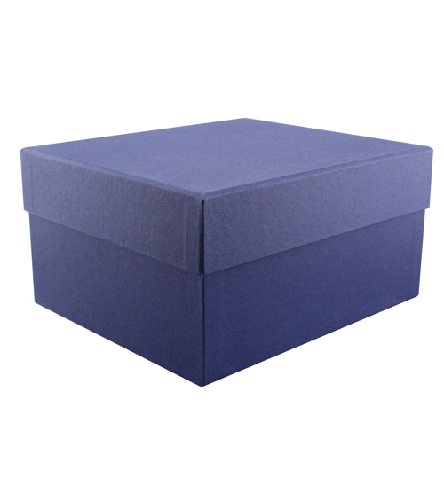Display Box Navy blue box with a cushioned 16