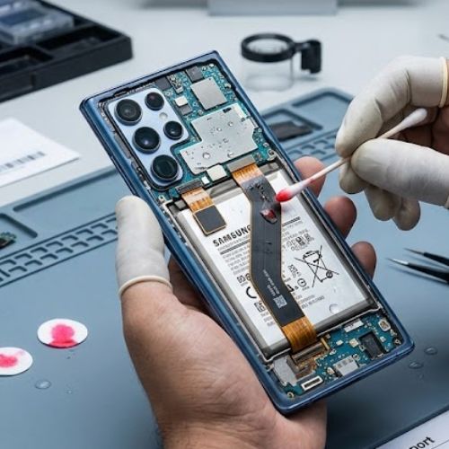 Samsung Galaxy water damage repair and assessment in Papakura