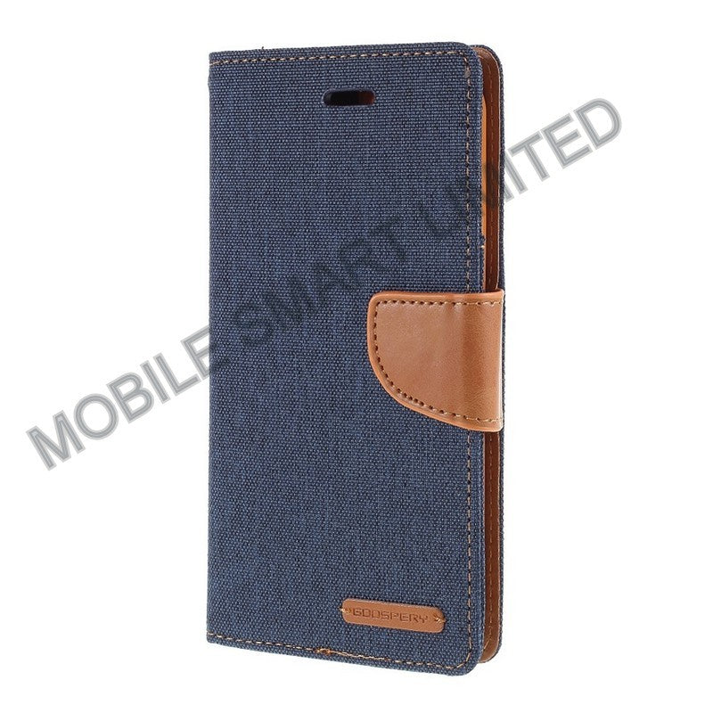 iPhone 12/ 12 Pro Case MERCURY GOOSPERY Canvas Leather Wallet Case
